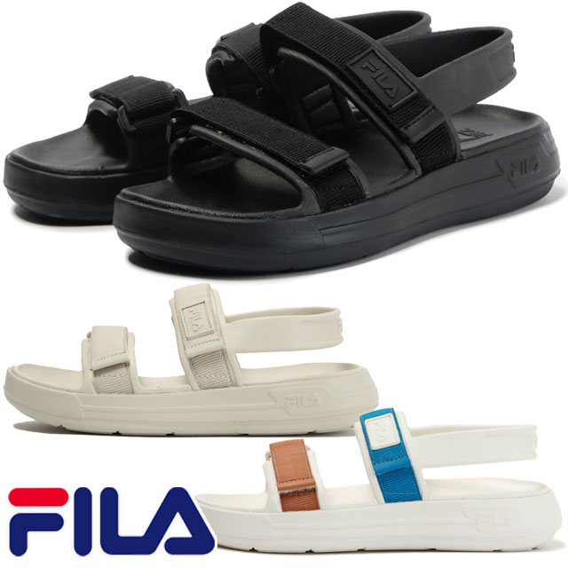 フィラ FILA レディース 厚底 サンダル フィラポング SD チャンキーソール スポーツサンダル スポサン カジュアルシューズ 1SM01934E 001 ブラック 423 ブルー/オレンジ 92