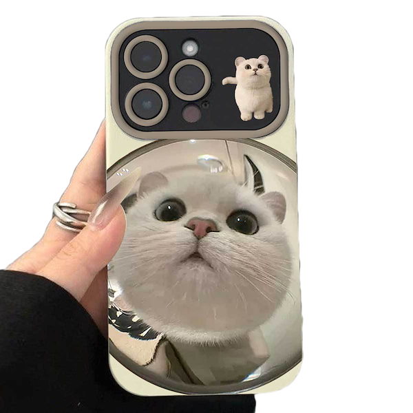 Qoo10] かわいい 猫 スマホケース/携帯ケースi