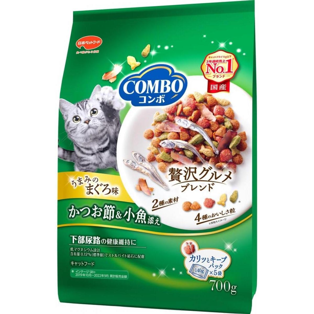 コンボ キャット まぐろ味・かつおぶし・小魚添え 700g 製品画像