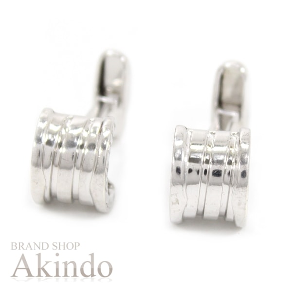 ブルガリ カフス スーツ用品 B-Zero1_ビーゼロワン Ag925 シルバー メンズ 男性スーツ カフリンクス カフスボタン BVLGARI silver メンズ ビジネス おしゃれ