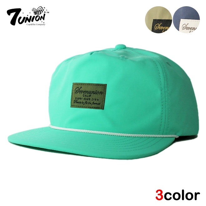 セブンユニオン スナップバックキャップ 帽子 メンズ レディース フリーサイズ