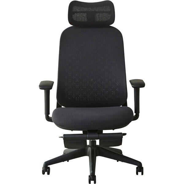 関家具 エルヴィア BK 487864 ブラック オフィスチェア メーカー直送