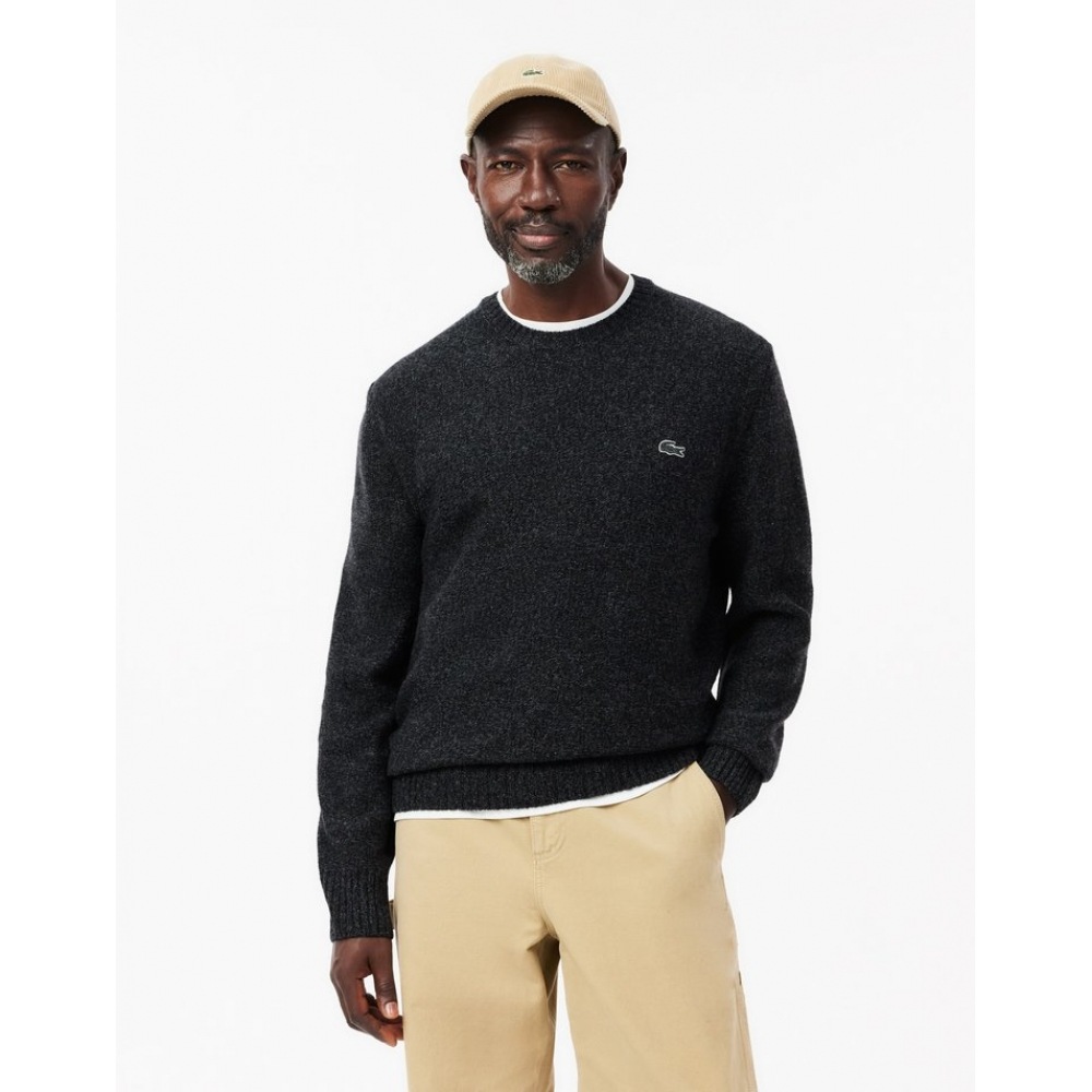 ラコステメンズメランジクルーネックプルオーバー AH2920-54N I7X