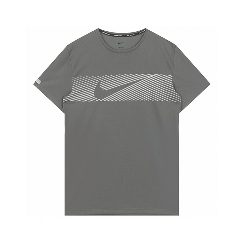 ナイキショートスリーブ T シャツフラッシュ Dri-Fit UV マイラー SS ランニングトップ