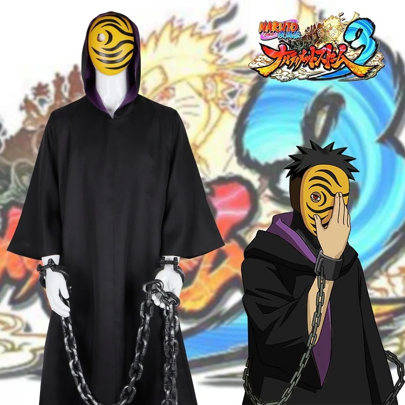 NARUTO -ナルト- コスプレ衣装 うちは オビト和服コスチュームコスチューム