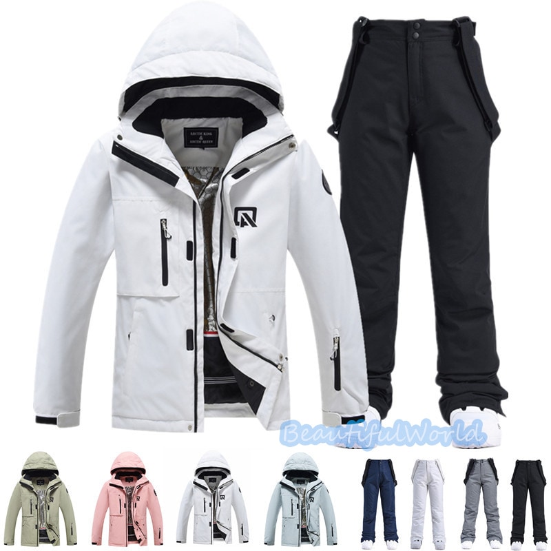 スノーボードウェア 上下セット スキーウェア メンズ レディース セットアップ 男女兼用 スノボウェア スノーボード ジャケット パンツ 撥水防風 保温 雪遊び 暖かいH80