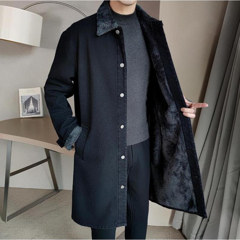 デニムコート メンズ 大きい 膝丈 おしゃれ ス カジュアル アウター 秋 春