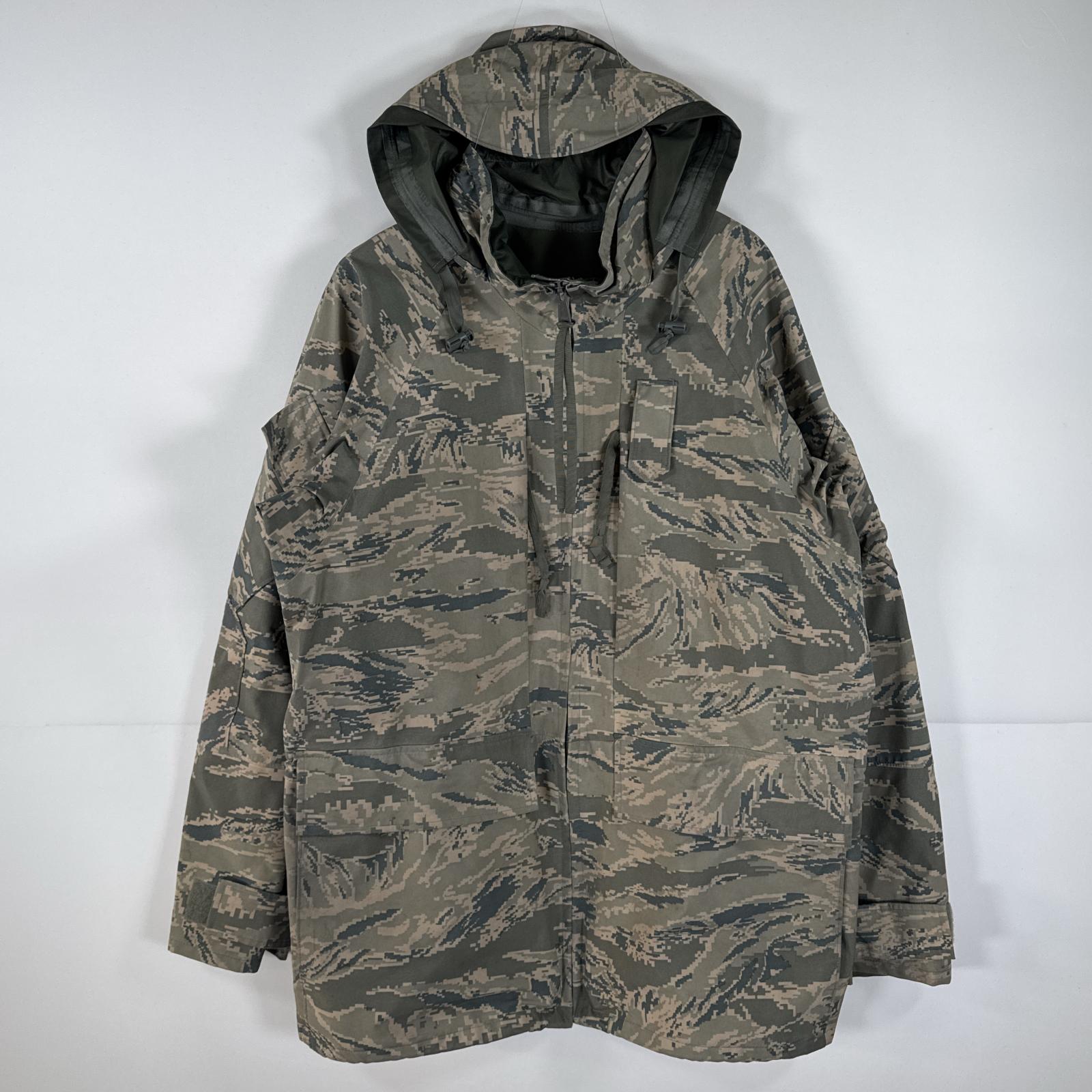 古着 ミリタリージャケット ECWCS GORE-TEX デジタル タイガーカモ デジカモ ゴアテックスパーカー 米軍 実物 medium regular グレー メンズ