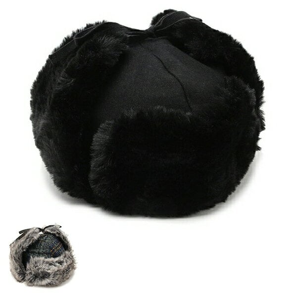 帽子 ウールシャンカ ファー飛行帽 メンズ レディース ユニセックス K0102FA WOOL USHANKA
