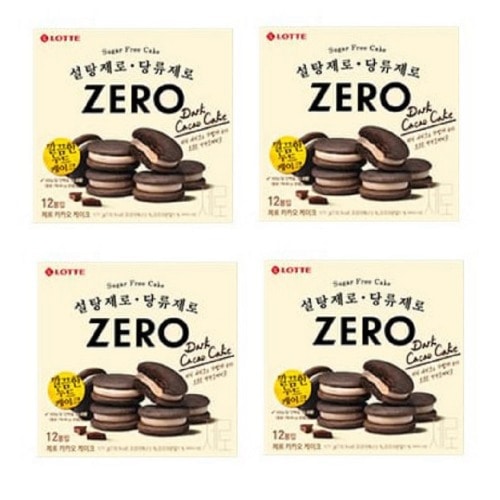 ゼロカカオケーキ171gx4おいしいスナック韓国食品