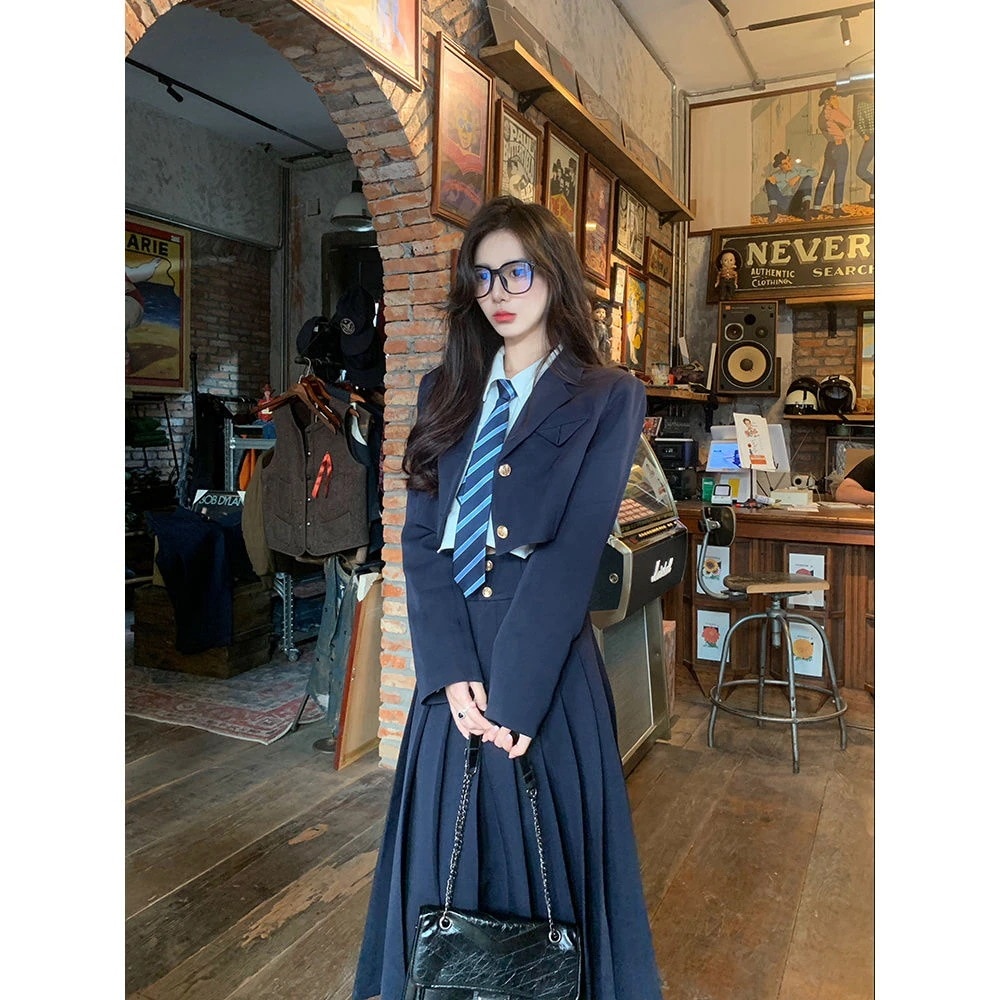 JK制服セット レディース 2023 秋 新作 三点セット スーツセットアップ