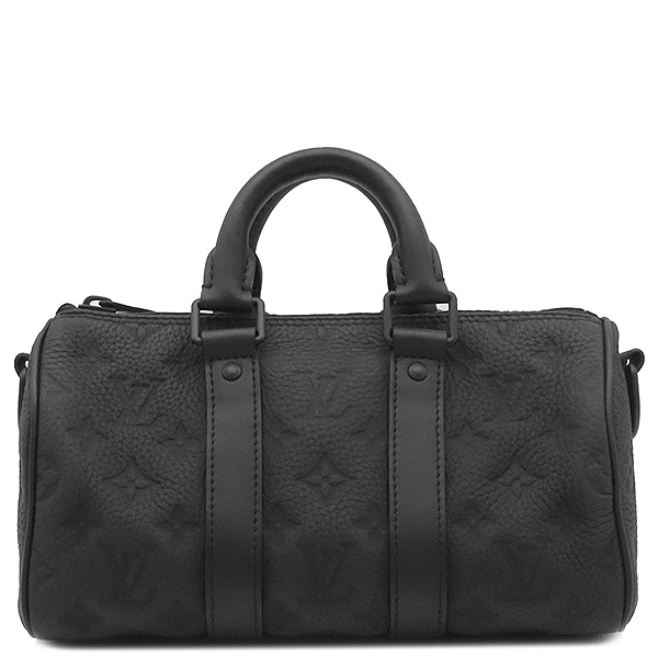 ルイヴィトン LOUIS VUITTON 2WAYバッグ キーポル バンドリエール 25 トリヨンレザー ノワール マットブラック金具 黒 ショルダー ミニボストン M20900 RFID 【箱】【中