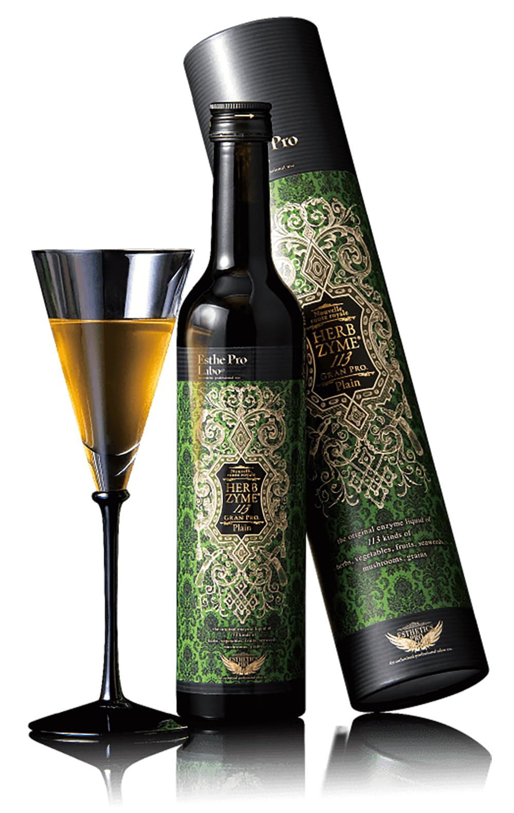 EstheProLabo 酵素ドリンク ハーブザイム 113 グランプロ プレーン 500ml 500ミリリットル (x 1)