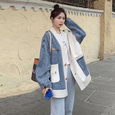 Qoo10] 2025春新作 デニムジャケット レディ