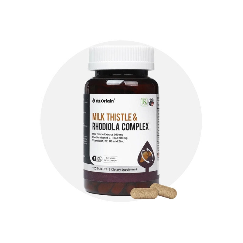 [NZ起源]ミルクアザミ＆ロディオラコンプレックス1300mg * 120ct