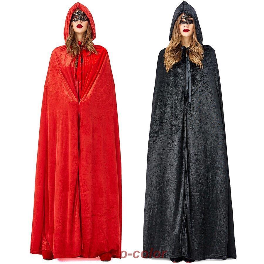 女性用 女巫 コスチューム レディース マント 吸血鬼 ハロウィーン 【新品先発】大人用 ガールズ ウィッチマント コスプレ