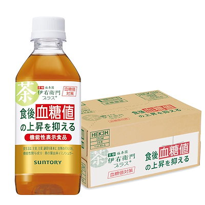 他サイト： サントリー 機能性表示食品 伊右衛門プラス 血糖値対策 350ml×24本の商品画像