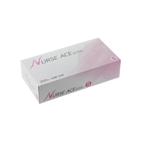 （まとめ） ナースエースグローブ クリア S [x5セット]