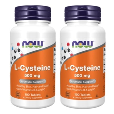 L-システイン500mgタブレット, 100ea, 2個