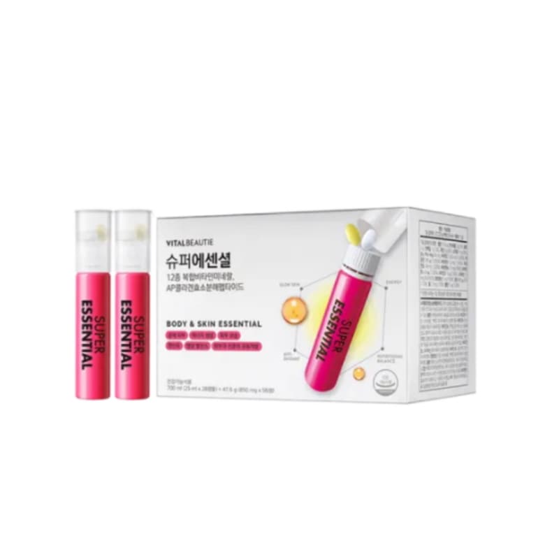 [液状25ml + 錠剤1.7g] x 28本入 / 4週間分 / 輝く肌とエネルギーを一度に充電するNEWスーパーエッセンシャル