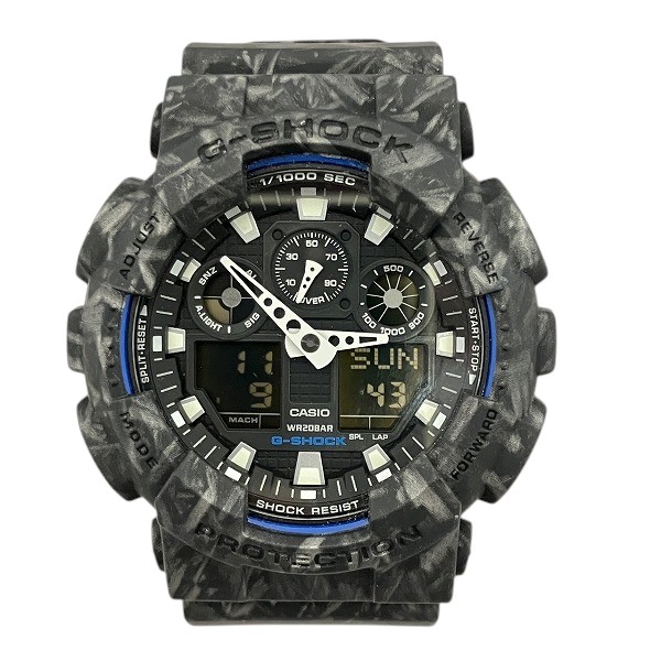 カシオ Gショック GA-100B クォーツ カモフラージュシリーズ 腕時計 メンズ 【中古】