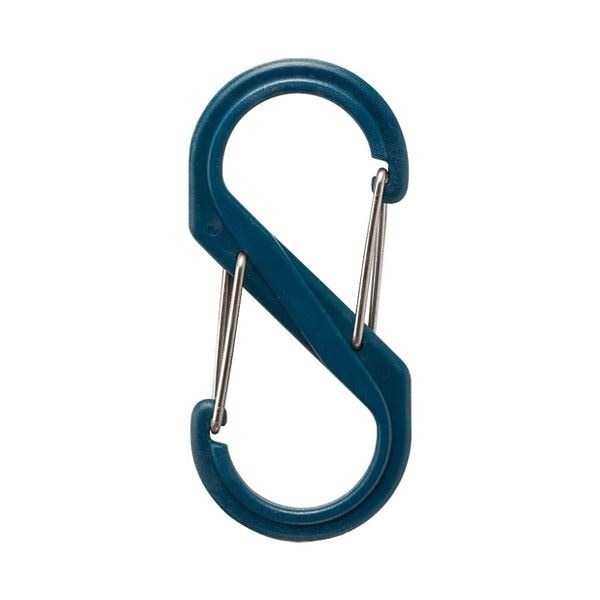 （まとめ）アイテック S型カラビナ ネイビー B-KRSA88-5[x20セット]