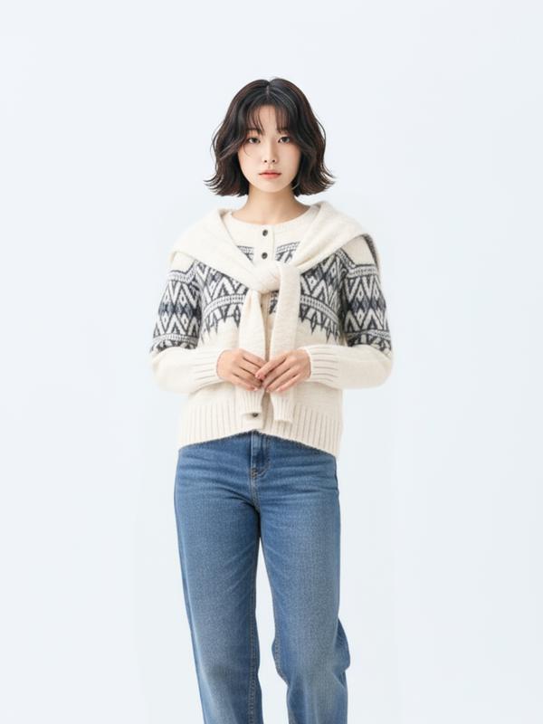 ショールセットカーディガン