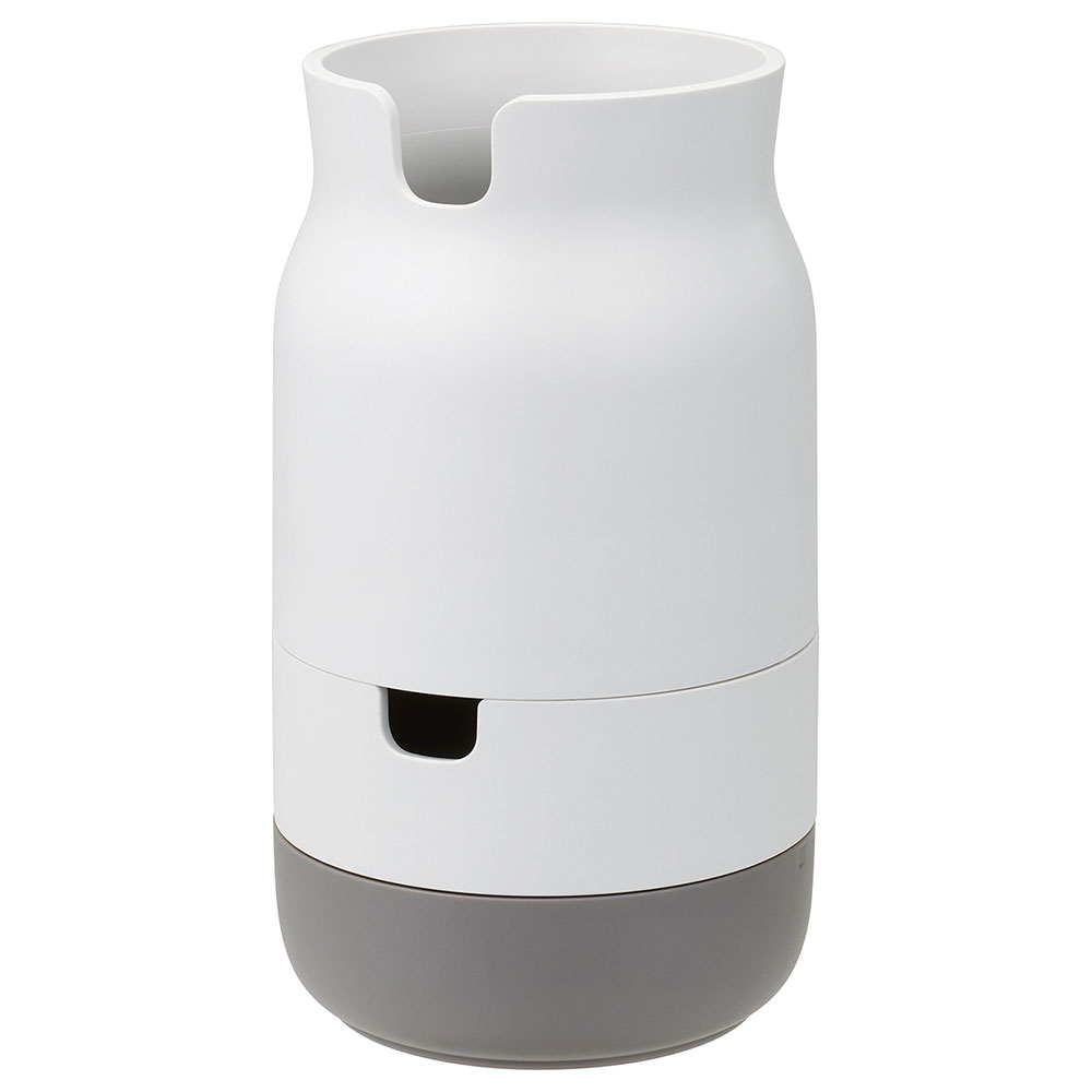 （まとめ買い）CAPOTTO よく使う1本が見つかるペンスタンド クレイ CPT-PS101CY [x3]