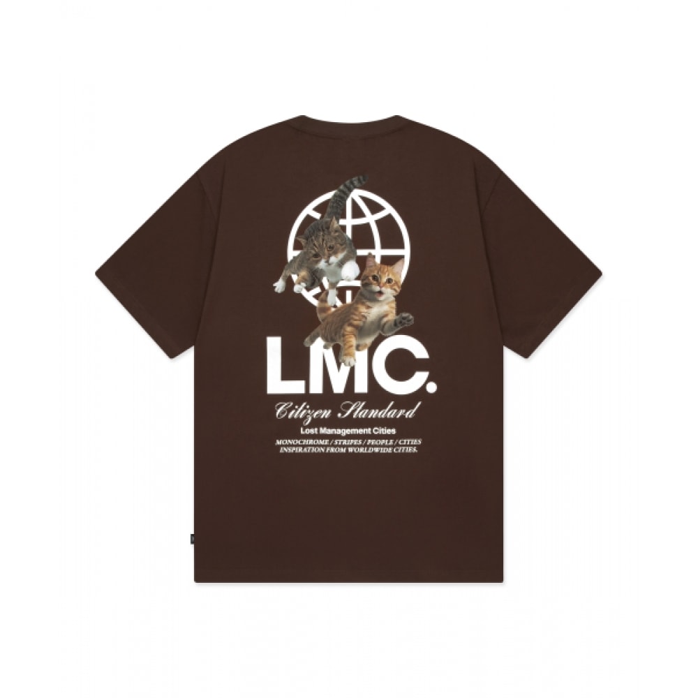 LMC フライングキャッツ T シャツブラウン