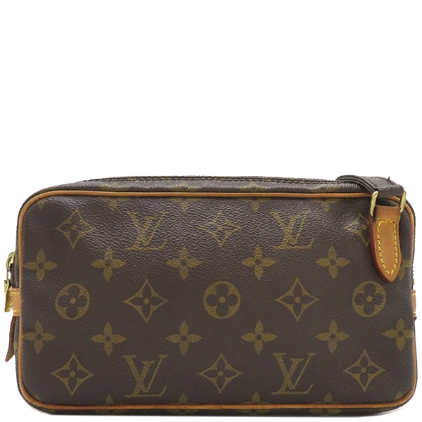 ルイヴィトン LOUIS VUITTON ショルダーバッグ ポシェット マルリーバンドリエール モノグラムキャンバス モノグラム ゴールド金具 茶 斜め掛け M51828 SL0934【中古】