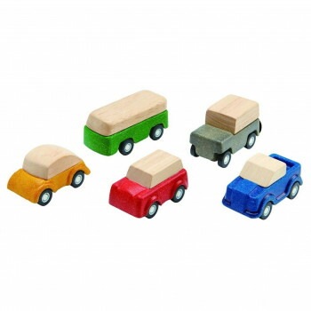 正規輸入品 プラントイ 木製玩具 プランワールドカーセット 6285