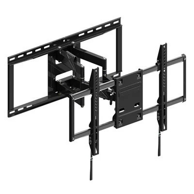 朝日木材加工 壁掛マウント金具 フルモーションタイプ 対応インチ 4286Vまで テレビ壁掛け金具 FLM-006-BK
