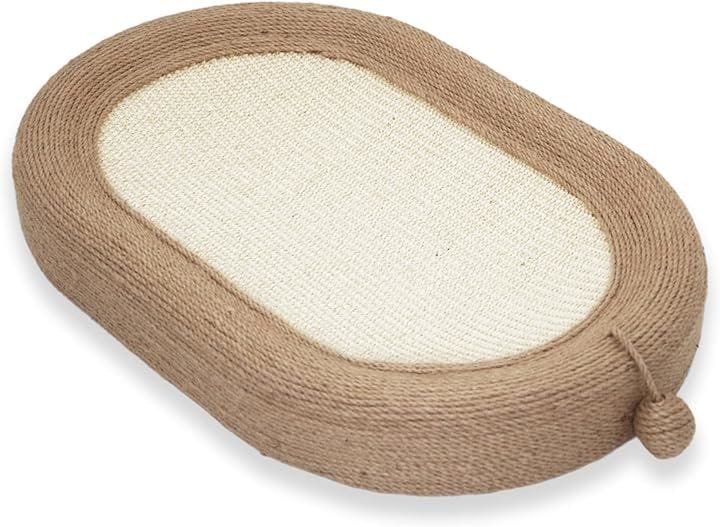猫 爪研ぎ 爪とぎ 猫ベッド 麻 爪とぎボード 大型 つめとぎ ボウル(楕円)