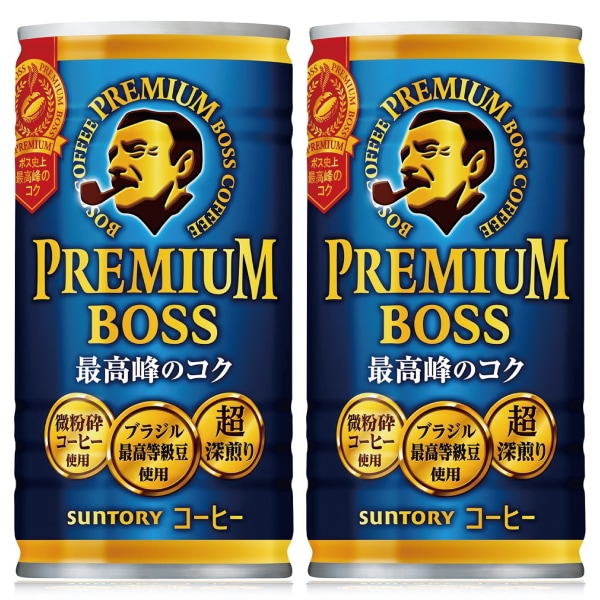 「60本」プレミアムボス　缶　185g　30本　2箱　サントリー　BOSS 5,005円