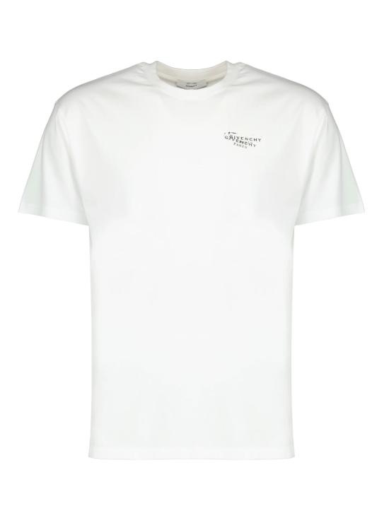 GIVENCHY Men T-Shirts BM71NK3YSA 100 White