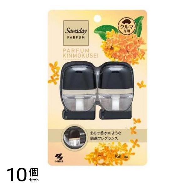クルマ専用クリップ パルファム キンモクセイ 6mL× 2個入 10個セット 5,268円