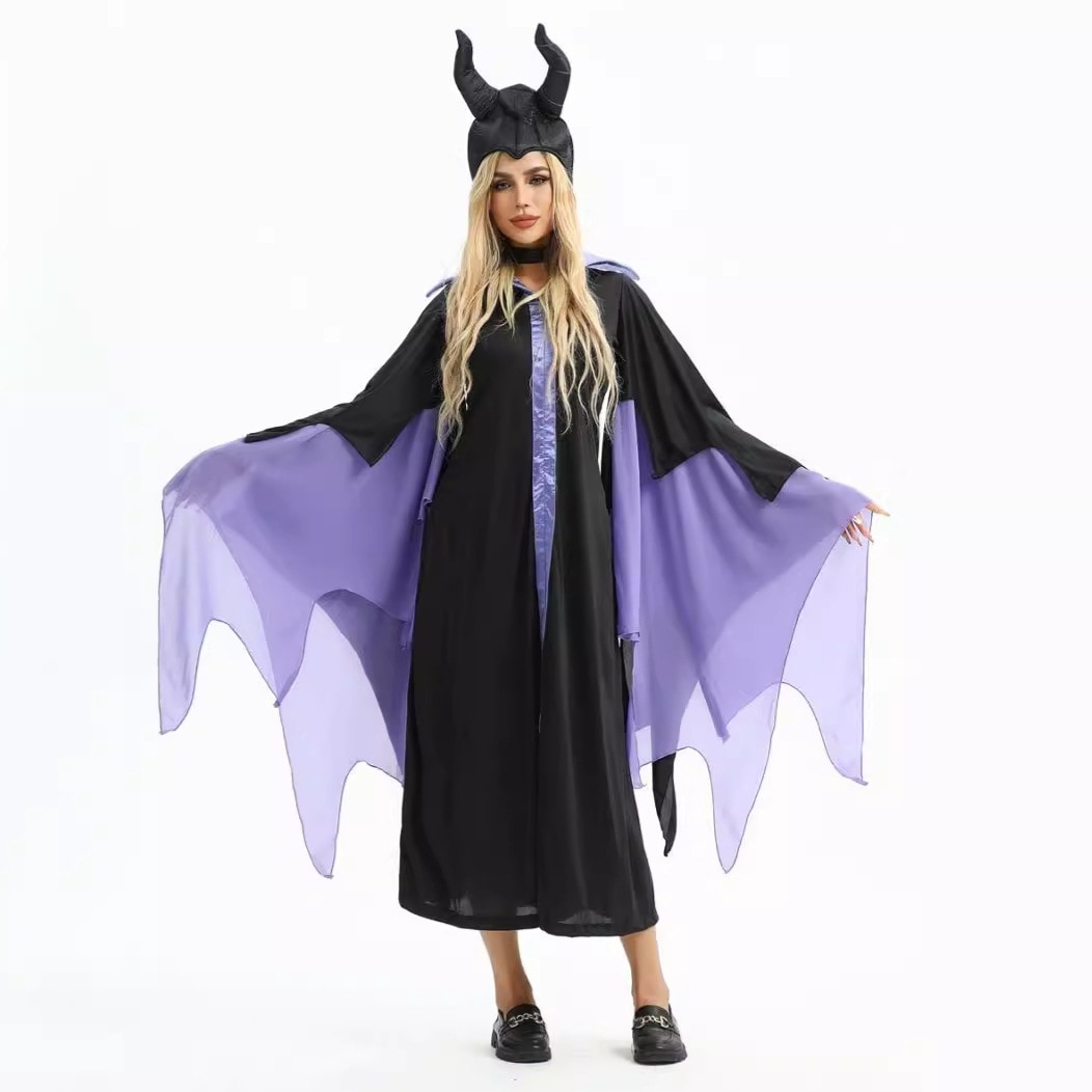 【即納】2025ハロウィーン服装鬼花嫁コスプレ暗黒ゴシック服装吸血鬼ローブ眠る魔法マント