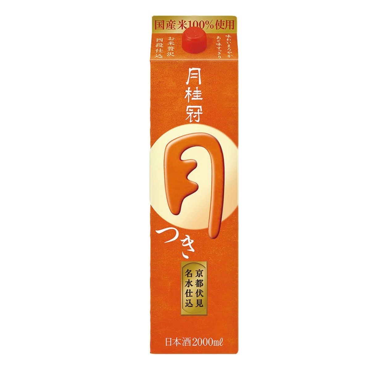 月桂冠 月 2L (2000ml) パック 6本入 1ケース(6本)