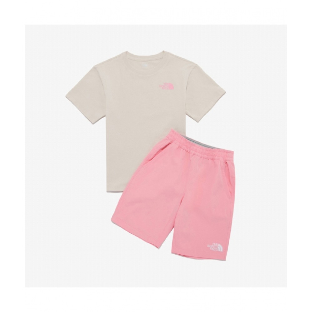 THE NORTH FACE KIDS キッズキャンパーEXクルーセット NT7UR31U_WHS