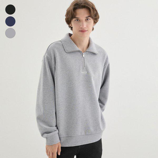 男女共用_セミオーバーフィット ハーフジップ スウェットシャツ (MP3K9445)_s