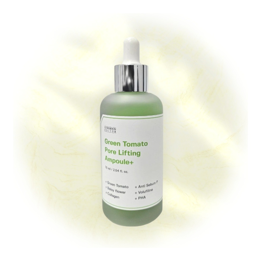 グリーントマト ポアリフティング アンプル 75ml×3本 [トマト由来保湿成分配合+なめらかキメ+さっぱり]