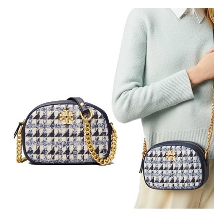 Kira Chevron Tweed Small Camera Bag 80354