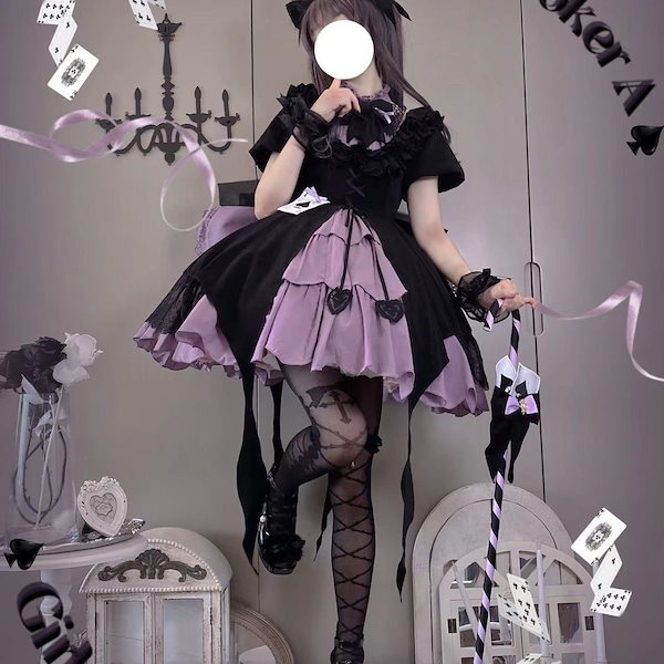 lolita 魔法少女 コスプレ ハロウィン ロリータワンピース　L238＃ lolita 魔法少女 コスプレ ハロウィン ロリータワンピース L238