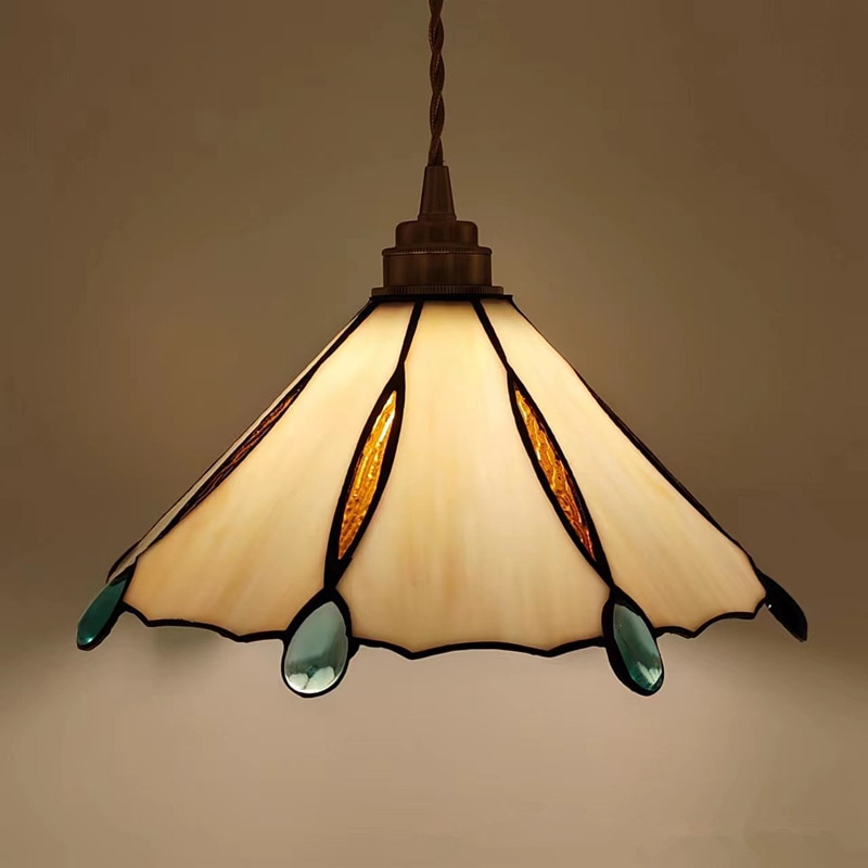 レトロレトロレトロ寝室ベッドサイドカラーオール銅製手作りシャンデリア和食レストラン通路玄関