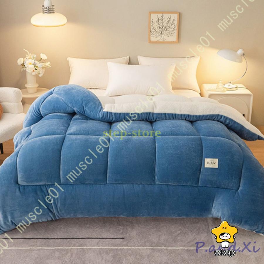 出荷が迅速である 掛け布団 冬用 フランネル 冬 キルト シングル あったか かけ布団 吸湿 蓄熱 保温 毛布の代わり 軽い 暖かい 冬用布団 掛け毛布 厚手 キルトケット 接触温感掛け布団 冬用 フ