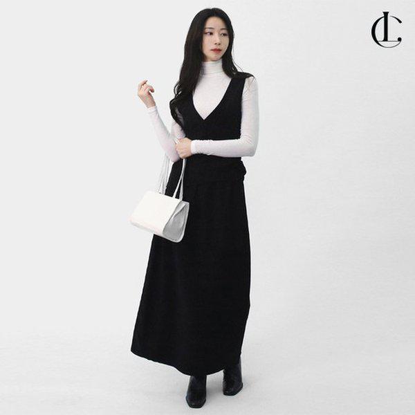 女性の冬のセットアップ 裏起毛ビスチェスカートレイヤードセット ゲストルック LFER002