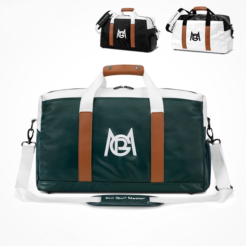 ゴルフバッグ トートバッグ 靴/衣類収納 収納バッグ PU材質 防水 大容量 携帯便利