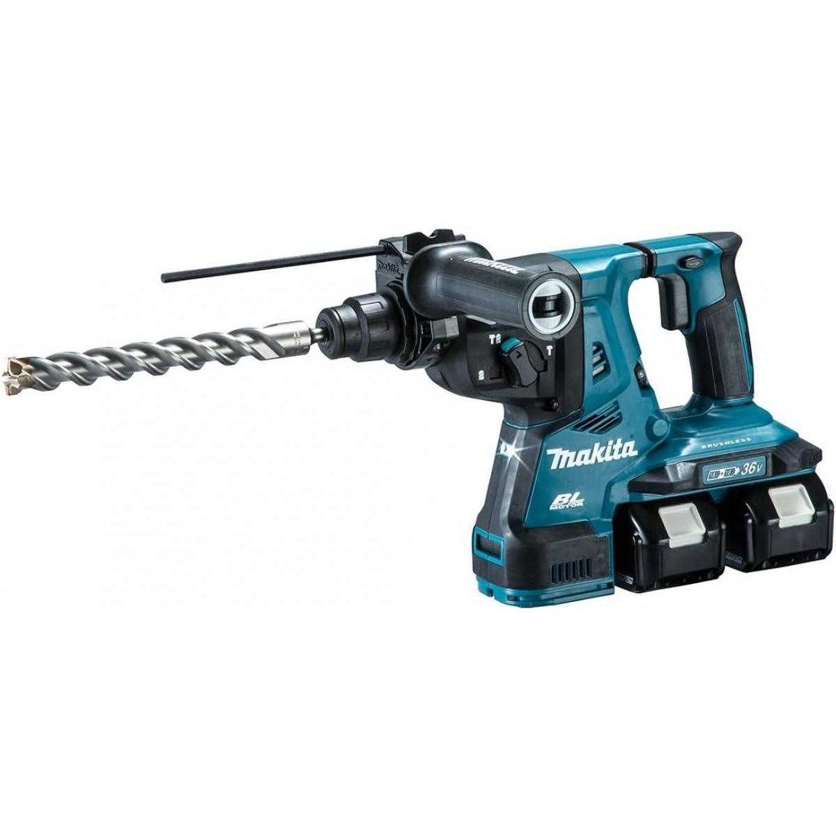 マキタ(makita) 28mm充電式ハンマドリル HR282DPG2(6.0Ah)　バッテリー×２・充電器・ケース付