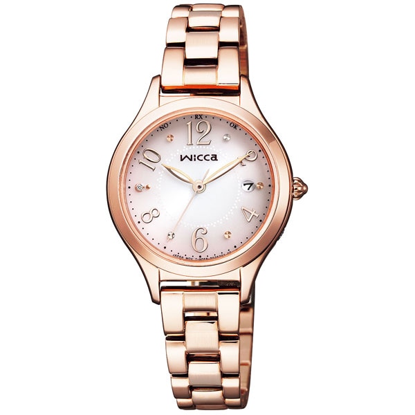 シチズン 【国内正規品】ウィッカ　HAPPY DIARY ソーラー電波 レディースタイプ KS1-261-91