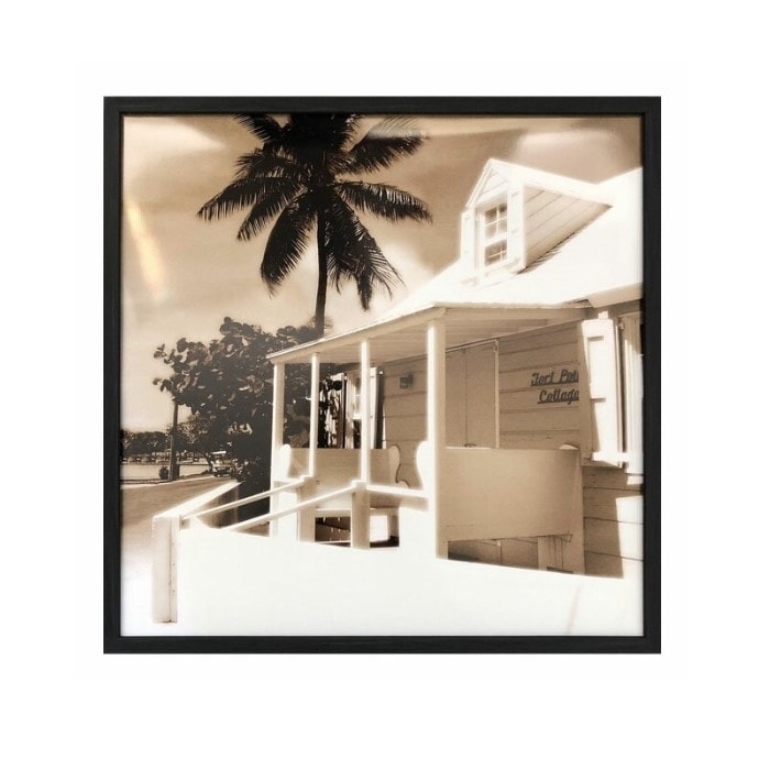 アートパネル 北欧 おしゃれ 壁掛け アートポスター マルコムサンダース Malcolm Sanders Harbour View-Sepia アートフレーム IMS-61663 キャンバスアート イ